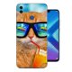 Funda Honor 8X Gel Dibujo Gato Cool