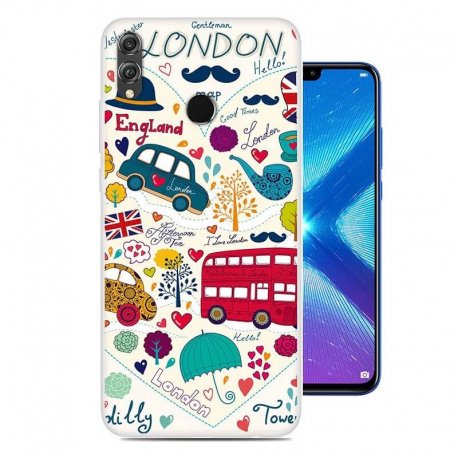 Funda Honor 8X Gel Dibujo Londres