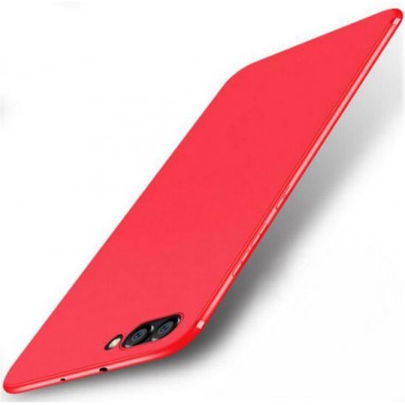 Funda Gel Honor 10 Flexible y lavable Mate Roja