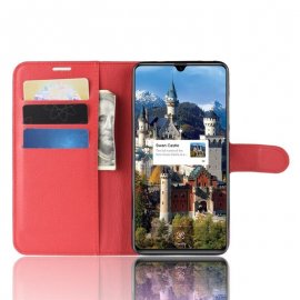 Funda cuero Flip Huawei Mate 20 Roja