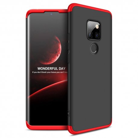 Funda 360 Huawei Mate 20 Negra y Roja
