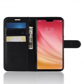 Funda Libro Xiaomi MI 8 Lite Soporte Negra
