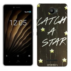 Funda Gel BQ Aquaris U Estrella