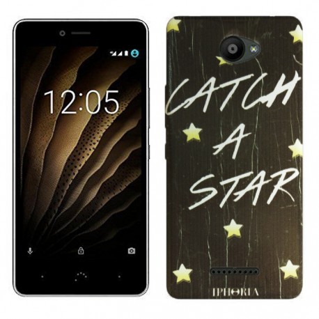 Funda Gel BQ Aquaris U 2016 Estrella