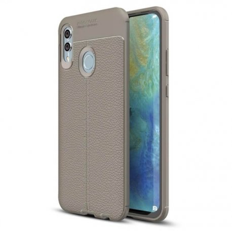 Funda Honor 10 Lite Tpu Cuero 3D Gris