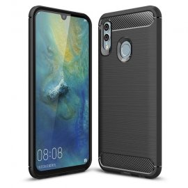 Funda Honor 10 Lite Gel Hybrida Cepillada Negra