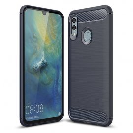 Funda Honor 10 Lite Gel Hybrida Cepillada Azul