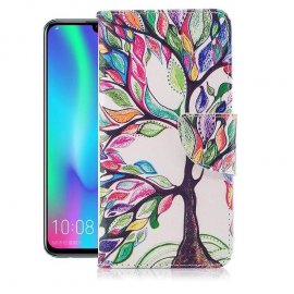 Funda Libro Honor 10 Lite Soporte Arbol