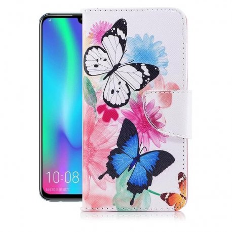 Funda Libro Honor 10 Lite Soporte Mariposa