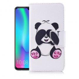 Funda Libro Honor 10 Lite Soporte Panda