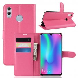 Funda Libro Honor 10 Lite Soporte Fucsia