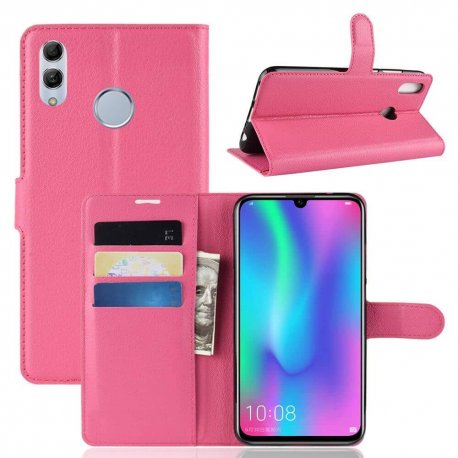 Funda Libro Honor 10 Lite Soporte Fucsia