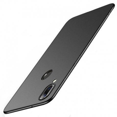 Funda Gel Xiaomi Note 7 Flexible y lavable Mate Negra