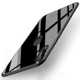 Funda Xiaomi Redmi Note 7 Tpu Trasera Cristal Negra