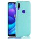 Carcasa Xiaomi Note 7 Cuero Estilo Croco Turquesa