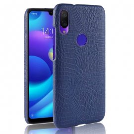 Carcasa Xiaomi Redmi Note 7 Cuero Estilo Croco Azul