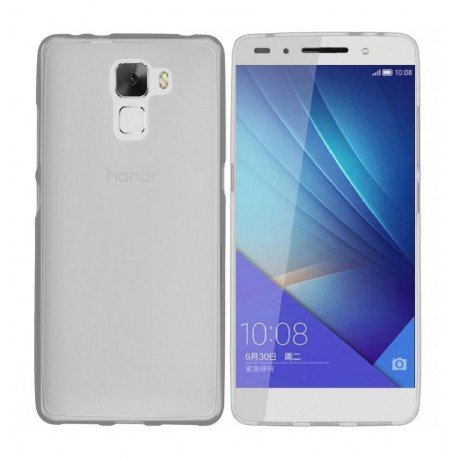 Funda Gel Huawei Honor 7 Flexible y lavable Transparente