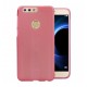 Funda Gel Huawei Honor 8 Flexible y lavable Rosa