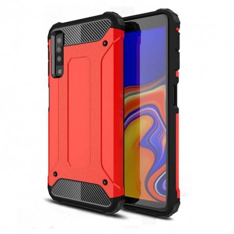 Funda Samsung Galaxy A7 2018 Shock Resistante Roja