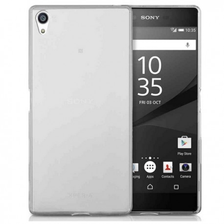 Funda Gel Sony Xperia Z5 Mini Flexible y lavable Transparente