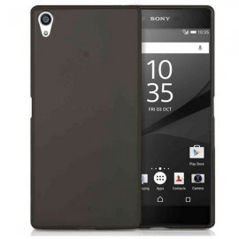 Funda Gel Sony Xperia Z5 Mini Flexible y lavable Negro