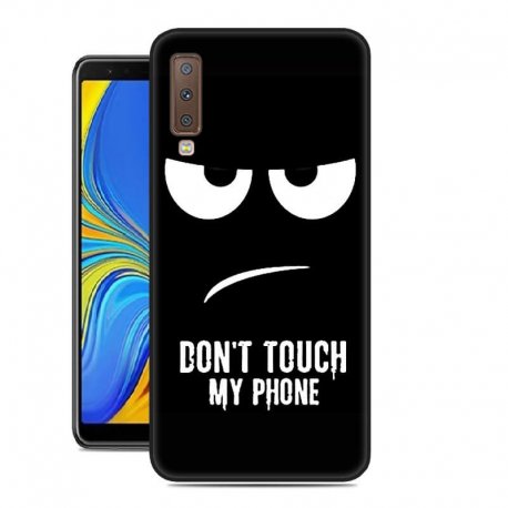 Funda Samsung Galaxy A7 2018 Gel Dibujo Enfadado 