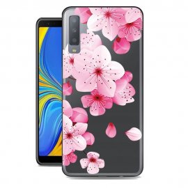 Funda Samsung Galaxy A7 2018 Gel Dibujo Flores