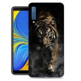 Funda Samsung Galaxy A7 2018 Gel Dibujo Tigre