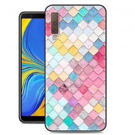 Funda Samsung Galaxy A7 2018 Gel Dibujo Aquarela