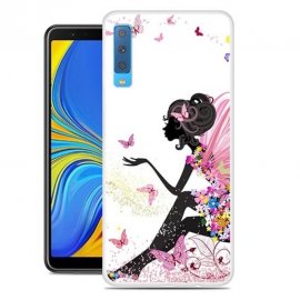 Funda Samsung Galaxy A7 2018 Gel Dibujo Ada Blanca