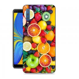 Funda Samsung Galaxy A7 2018 Gel Dibujo Frutas