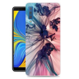 Funda Samsung Galaxy A7 2018 Gel Dibujo Humo Color