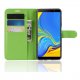 Funda Libro Samsung Galaxy A7 2018 Soporte Verde