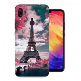 Funda Xiaomi Redmi Note 7 Gel Dibujo Paris