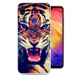 Funda Xiaomi Redmi Note 7 Gel Dibujo Felino