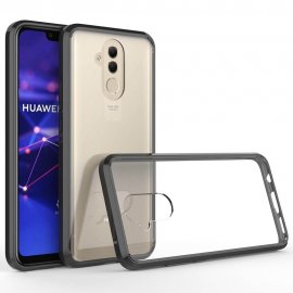 Funda Huawei Mate 20 Lite Hybrid Transparente con bordes Negro