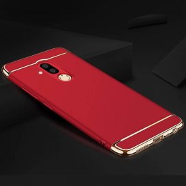 Carcasa Huawei Mate 20 Lite Roja Cromada