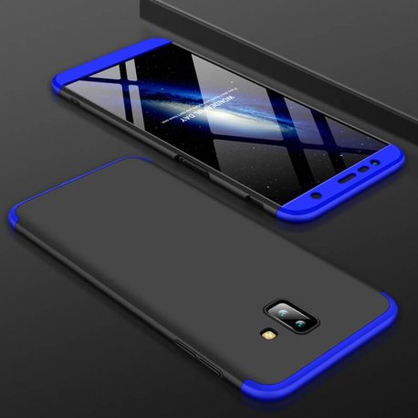 Funda 360 Samsung Galaxy J6 Plus Azul y Negra