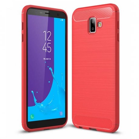 Funda Samsung Galaxy J6 Plus Tpu 3D Roja