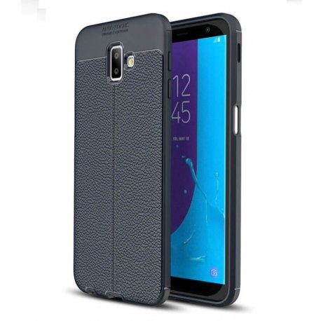 Funda Samsung Galaxy J6 Plus Cuero 3D Azul