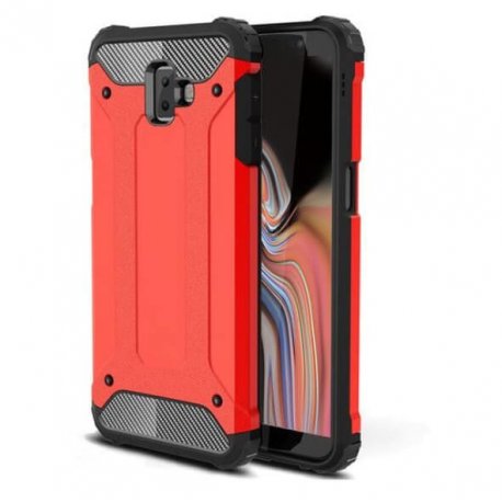 Funda Samsung Galaxy J6 Plus Shock Resistante Roja