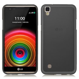 Funda Gel LG X Power Flexible y lavable Negra
