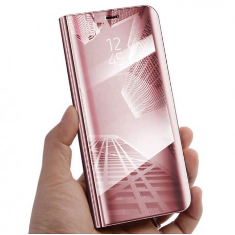 Funda Libro Smart Translucida Samsung Galaxy J6 Plus Rosa
