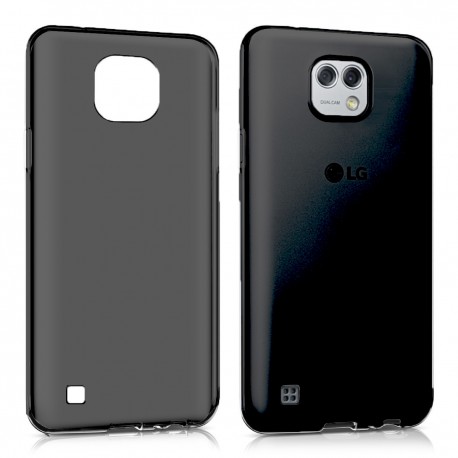 Funda Gel LG X Cam Flexible y lavable Negra