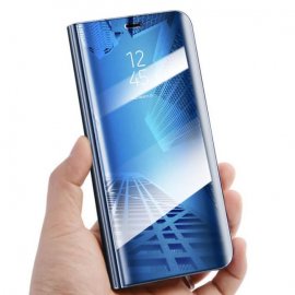 Funda Libro Smart Translucida Samsung Galaxy J6 Plus Azul