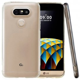 Funda Gel LG G5 Flexible y lavable Transparente