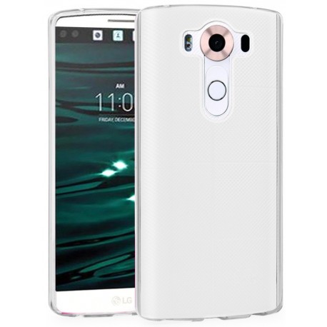 Funda Gel LG V10 Flexible y lavable Transparente