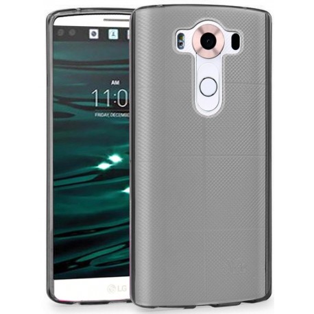Funda Gel LG V10 Flexible y lavable Negro