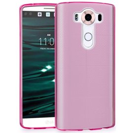 Funda Gel LG V10 Flexible y lavable Rosa