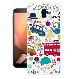 Funda Samsung Galaxy J6 Plus Gel Dibujo London